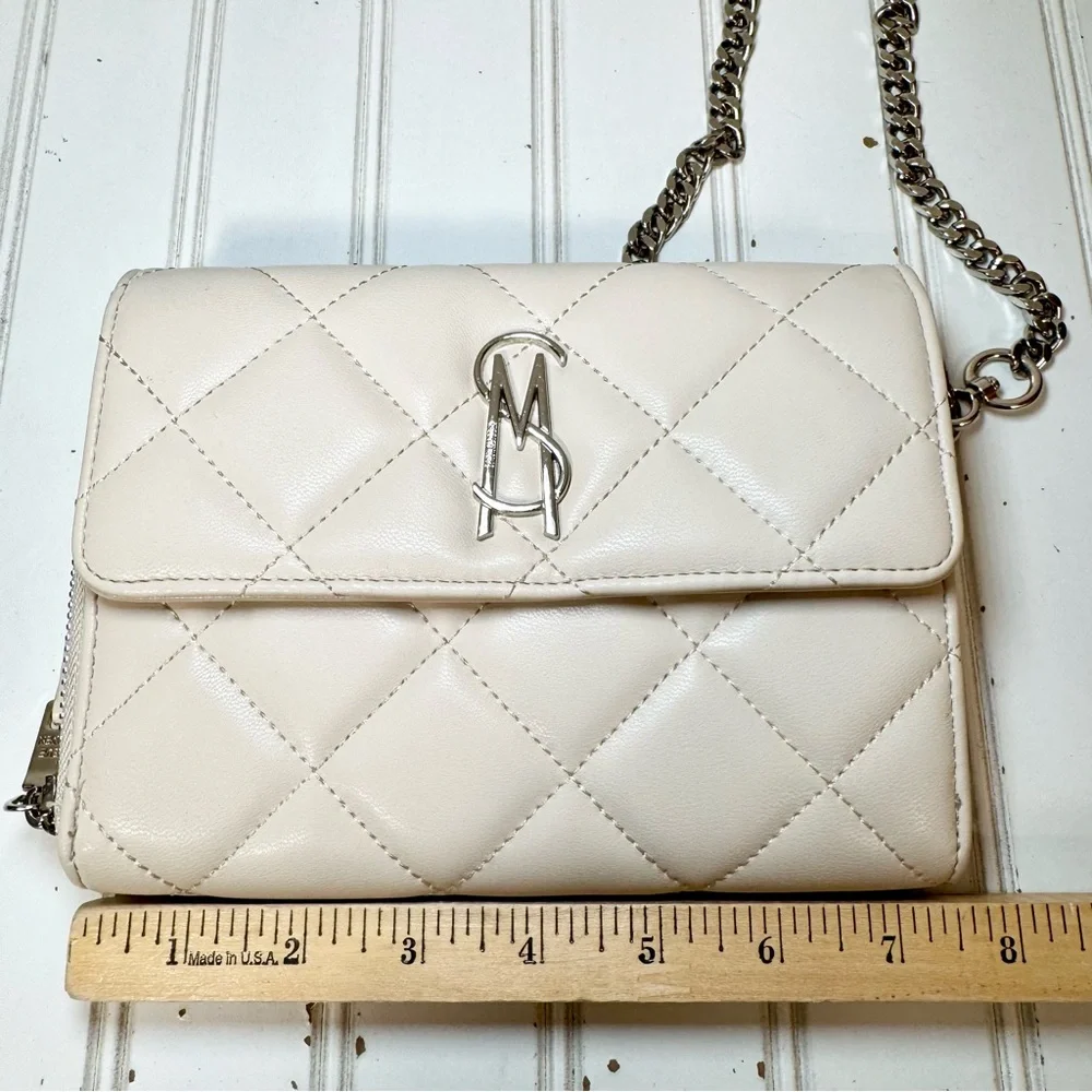 Steve Madden‎ Bcarina Bone Bag Crossbody Quilted Party